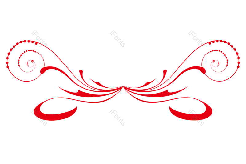 红色图片,矢量元素元素,红色花纹PNG,精美花纹免抠素材